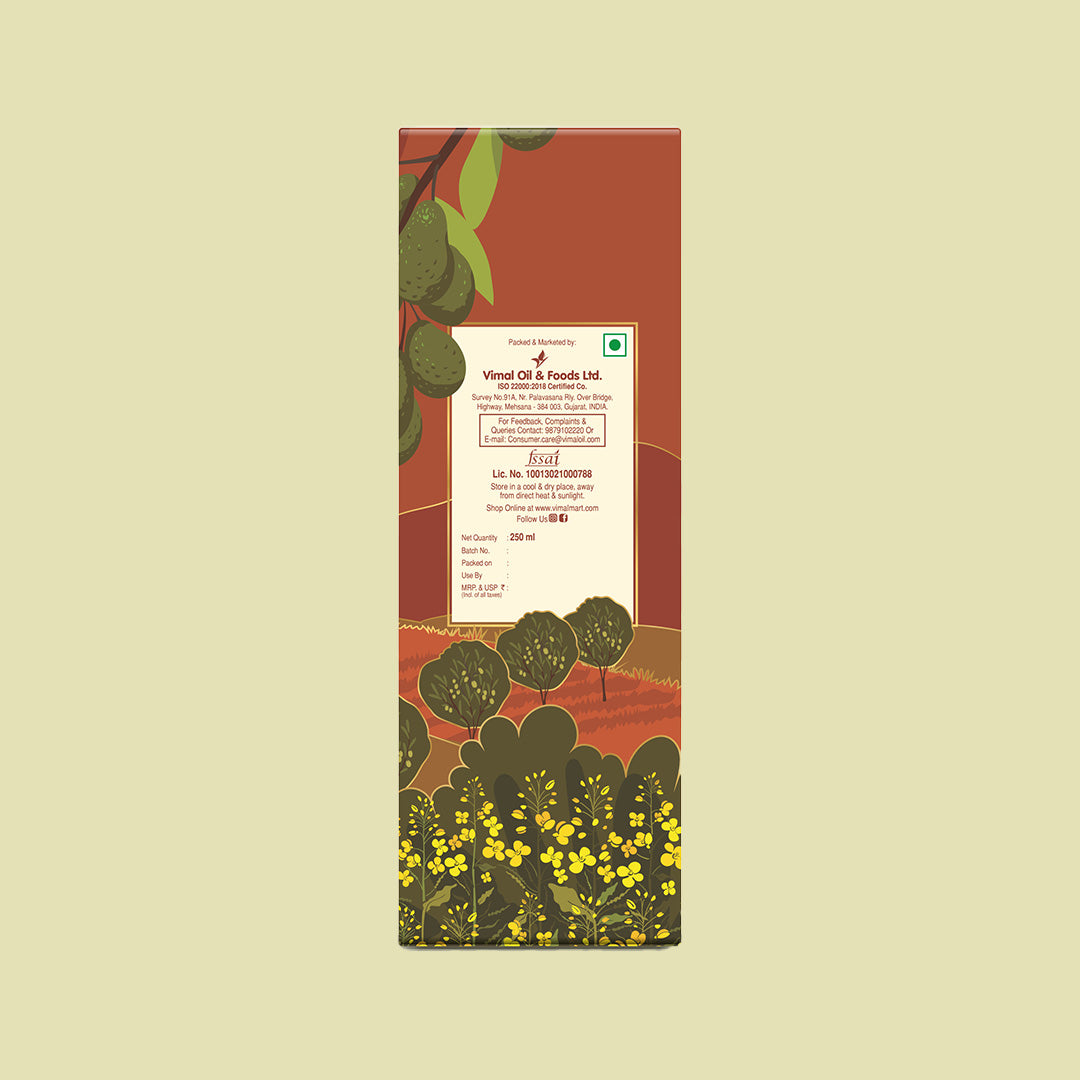 Vimal Wellness Extra Virgin Avocado Oil | 250 ml
